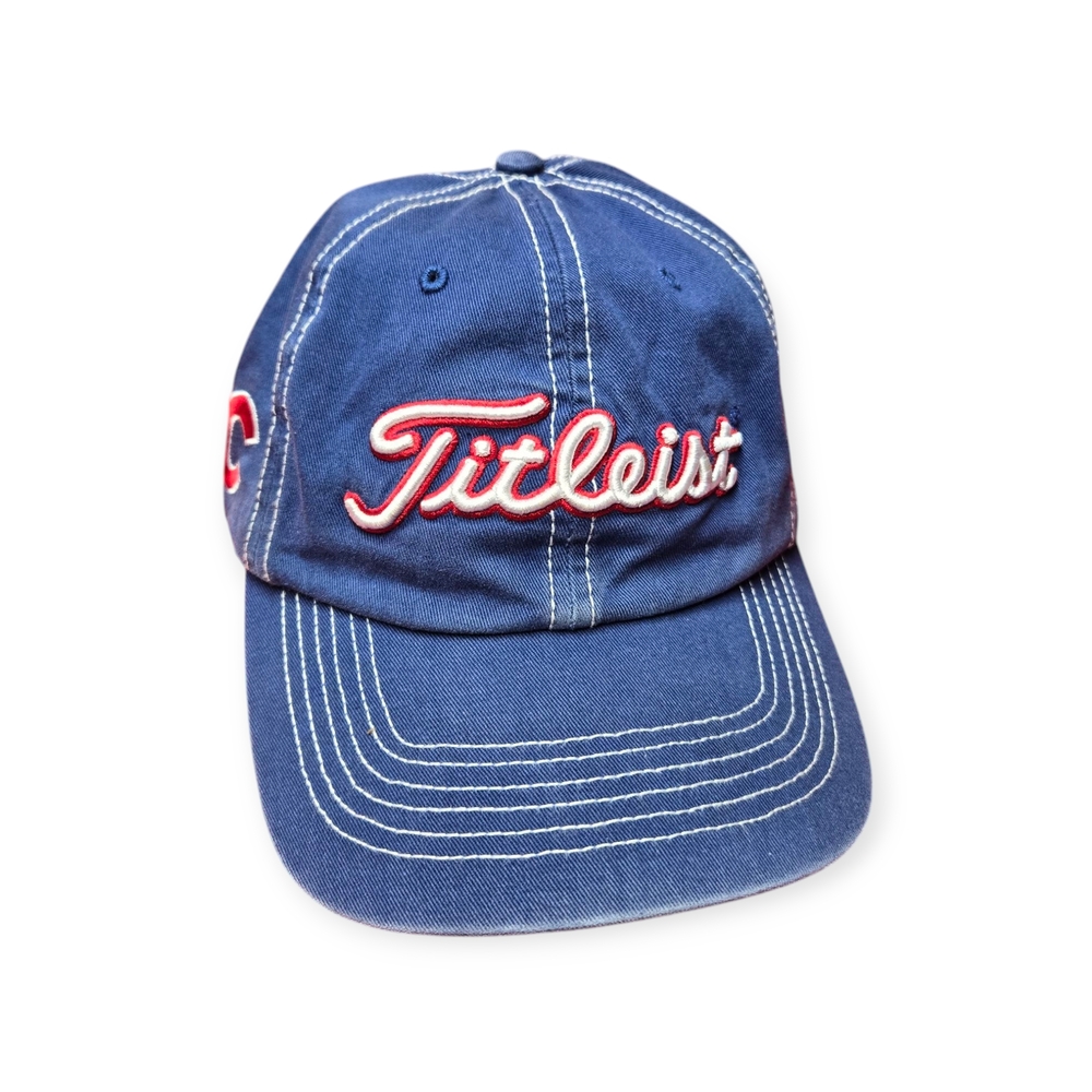 Titleist Chicago Cubs Hat Cap Twins Forty Seven Adj Adult Blue